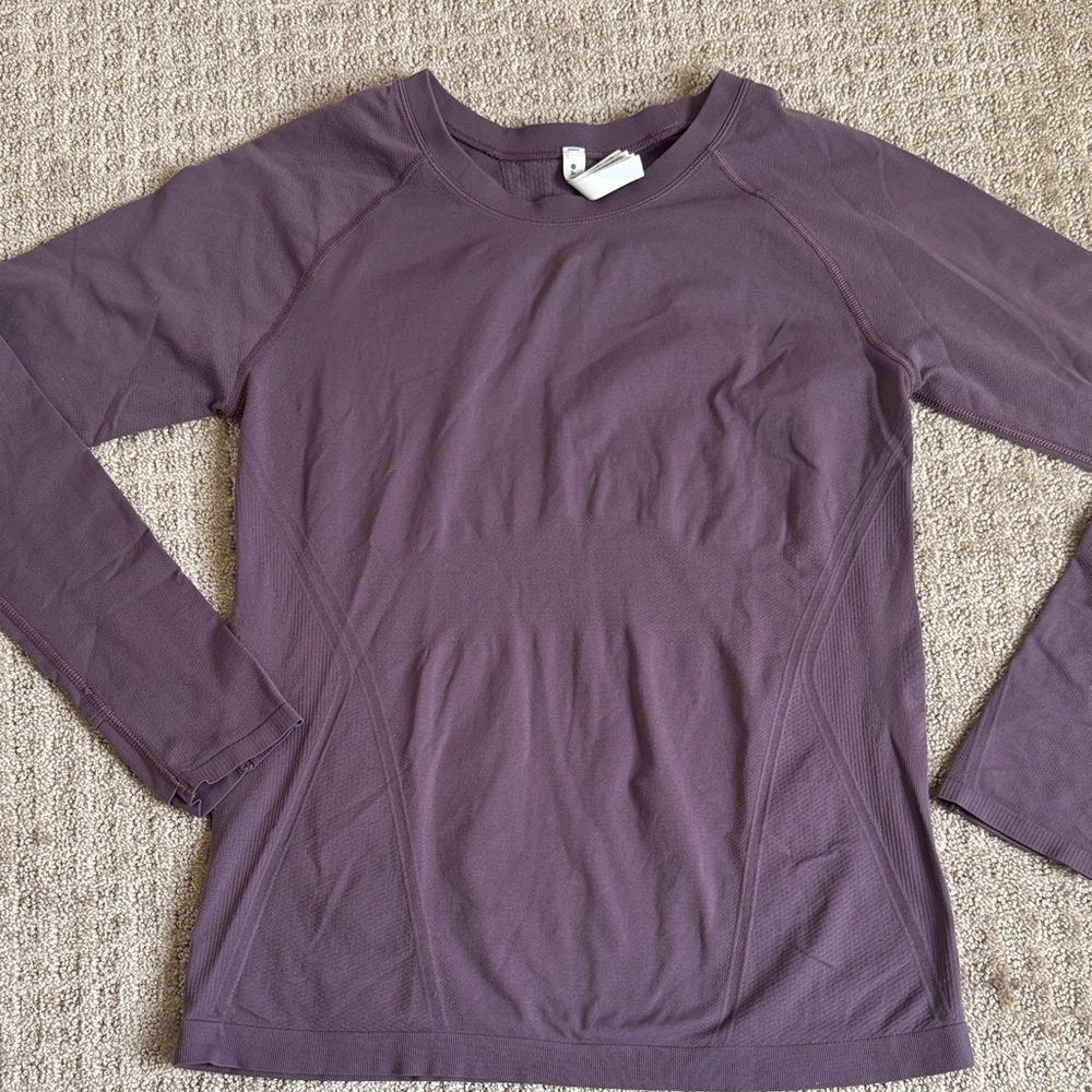 Athleta Run Free Top in Light Purple
